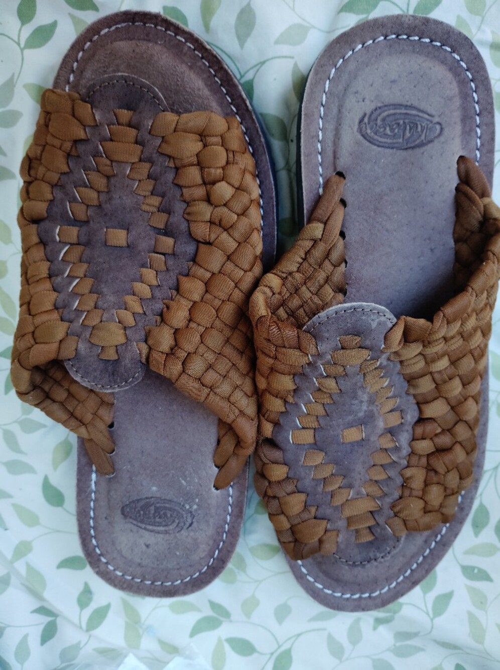 NEW Chubasco Men's Size 9 Sandals Slides Shoes Huaraches Woven Aztec Brown